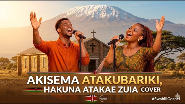 Powerful Swahili Worship - Akisema Atakubariki Hakuna Wa Kuzuia Cover